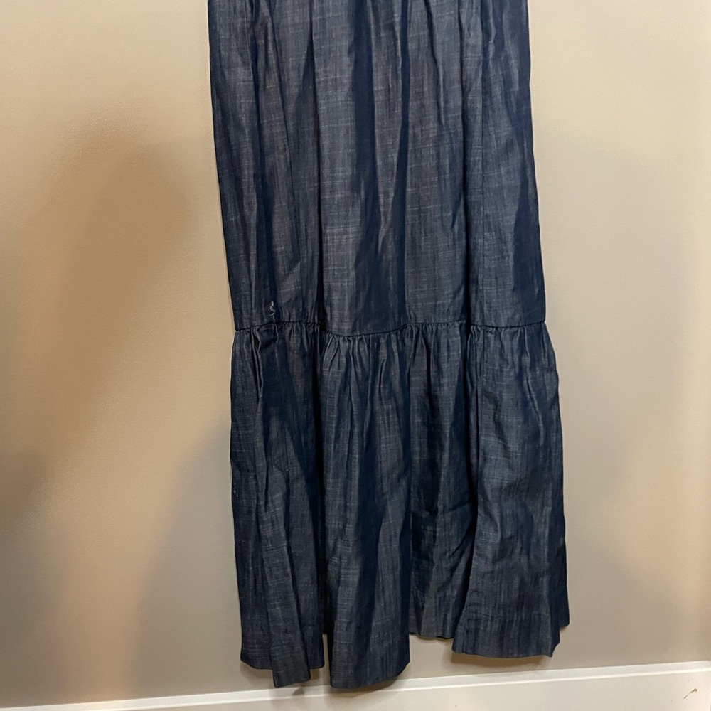 New York & Company Blue Halter Maxi Dress - Picture 4 of 8